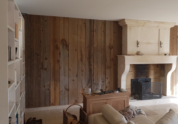 Bardage avec Bois de grange 